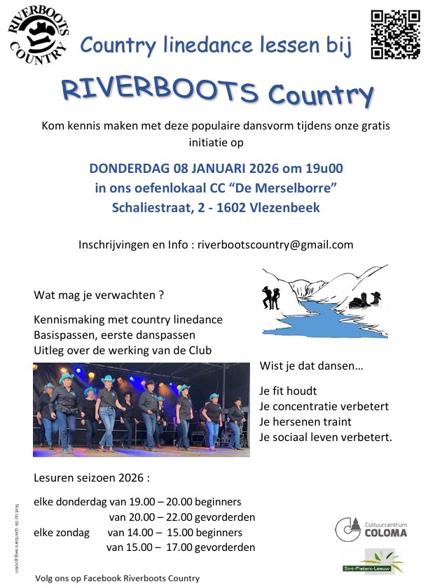Country Linedance lessen Riverboots Country