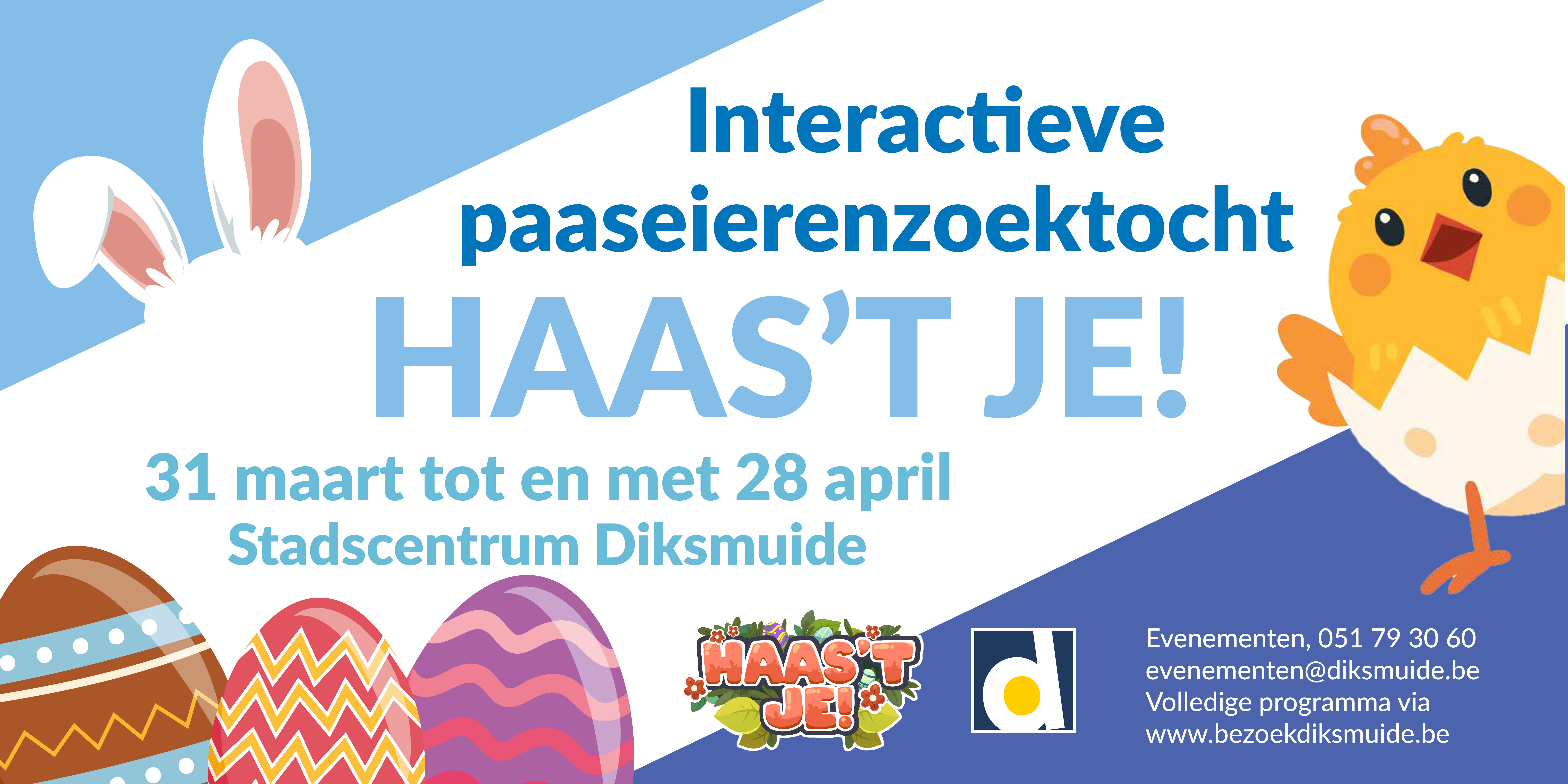 Promobord HAAS'T JE! Diksmuide