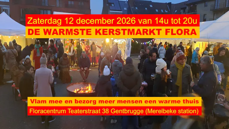 Kerstmarkt Flora tvv De Warmste Week