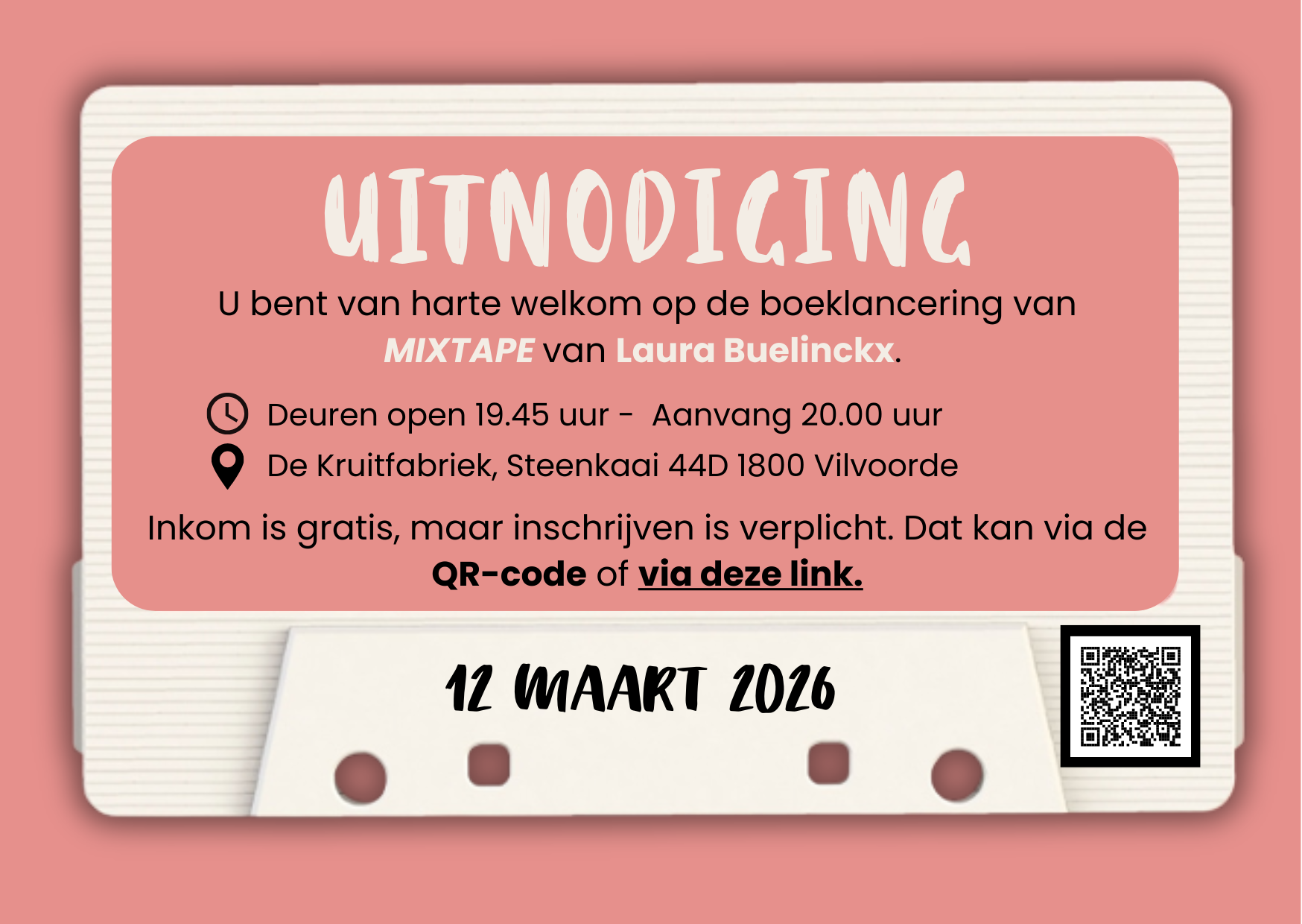 Uitnodiging book launch 