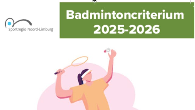 Badmintoncriterium