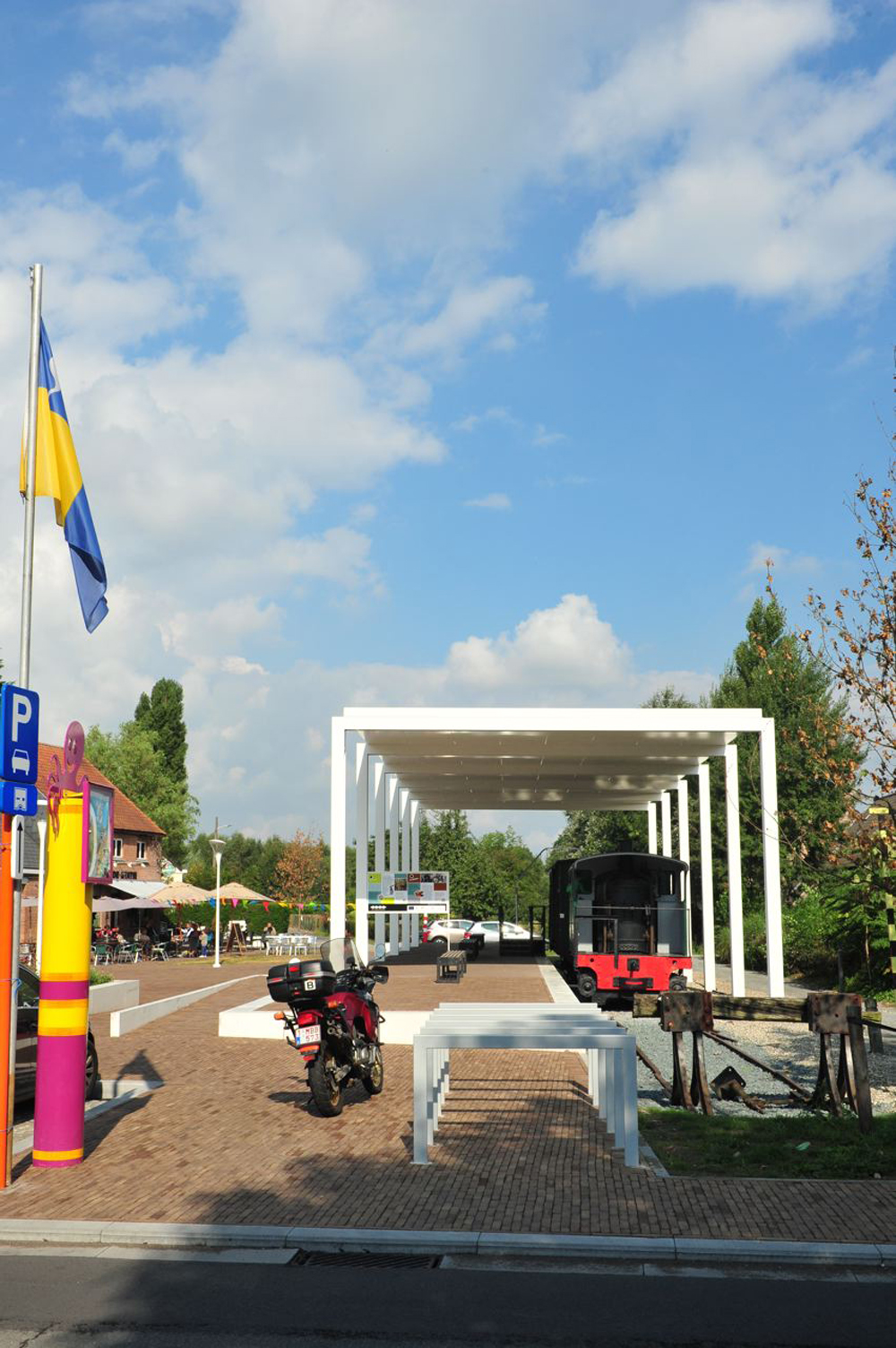 Er valt altijd wat te beleven op de site aan de grens.