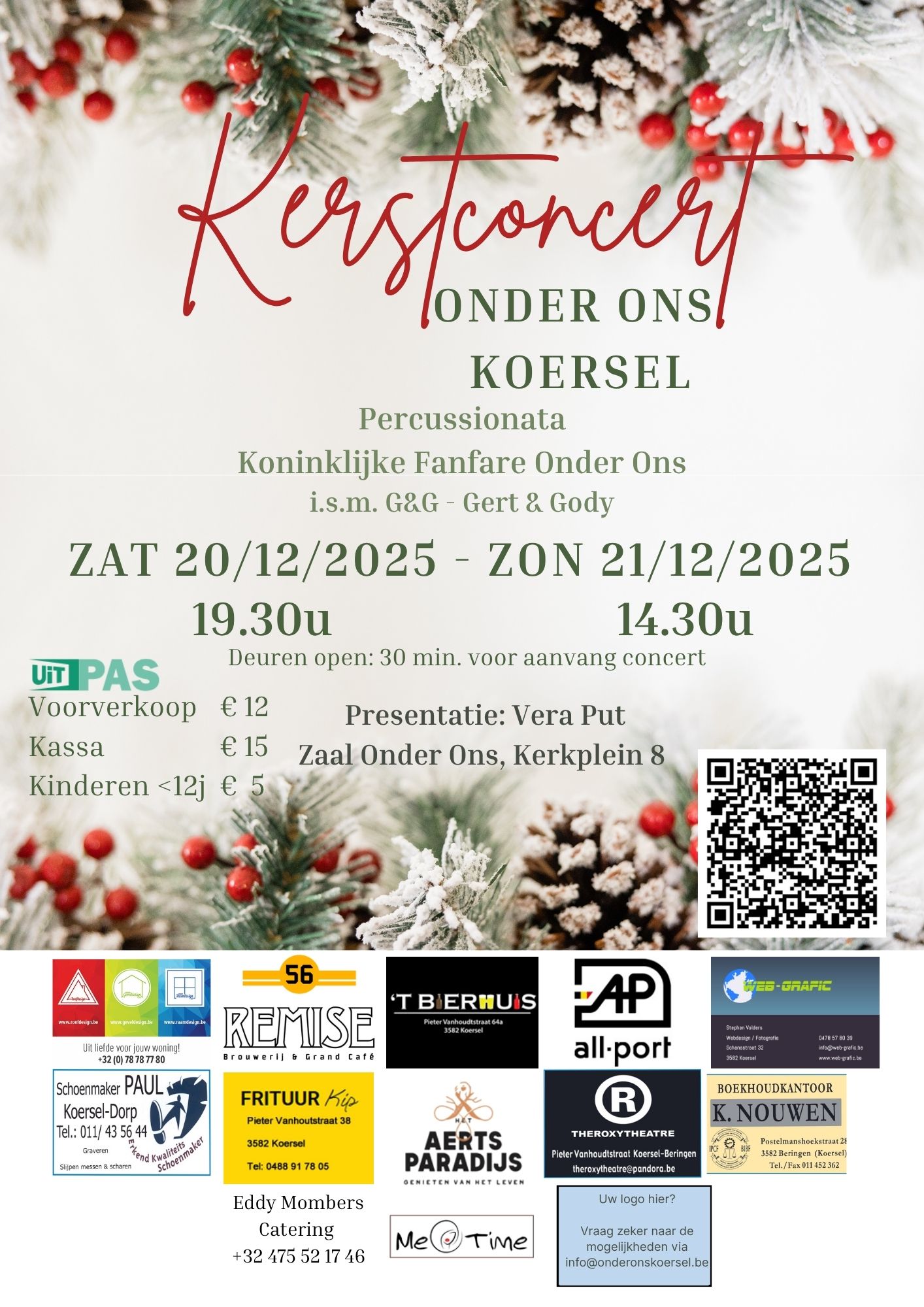 Kerstconcert Onder Ons 2025