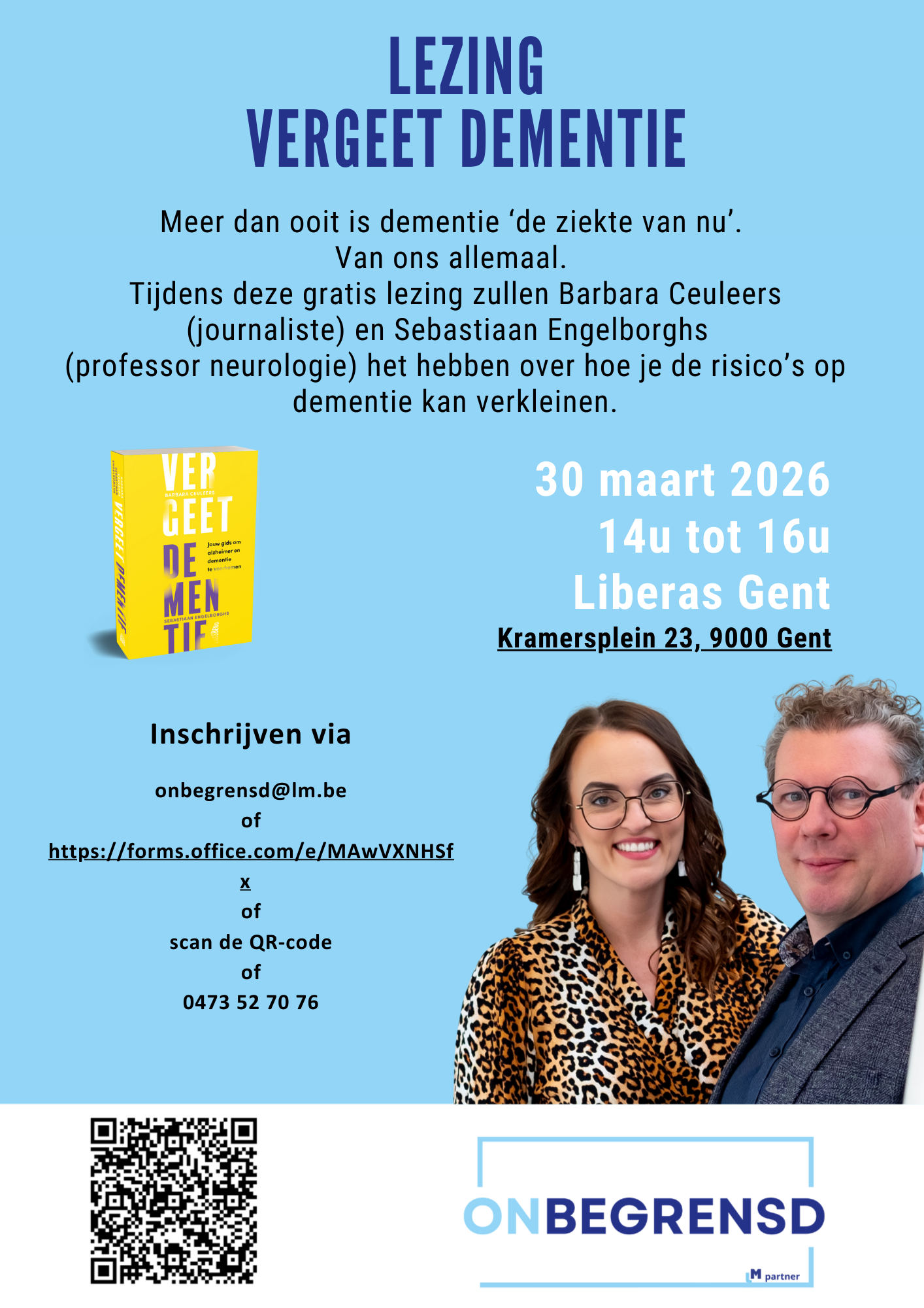 Lezing vergeet dementie