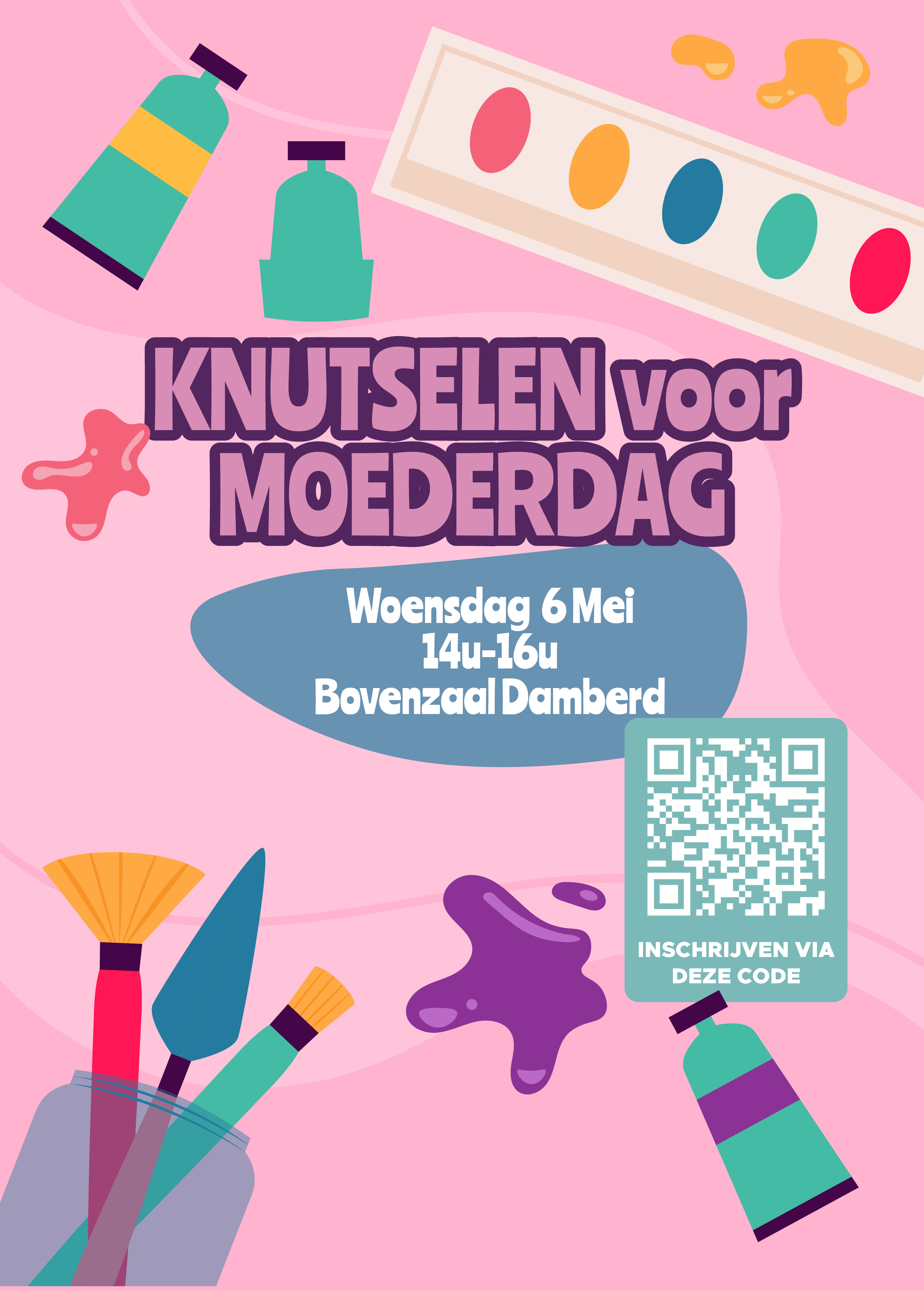 Affiche moederdagknutselen