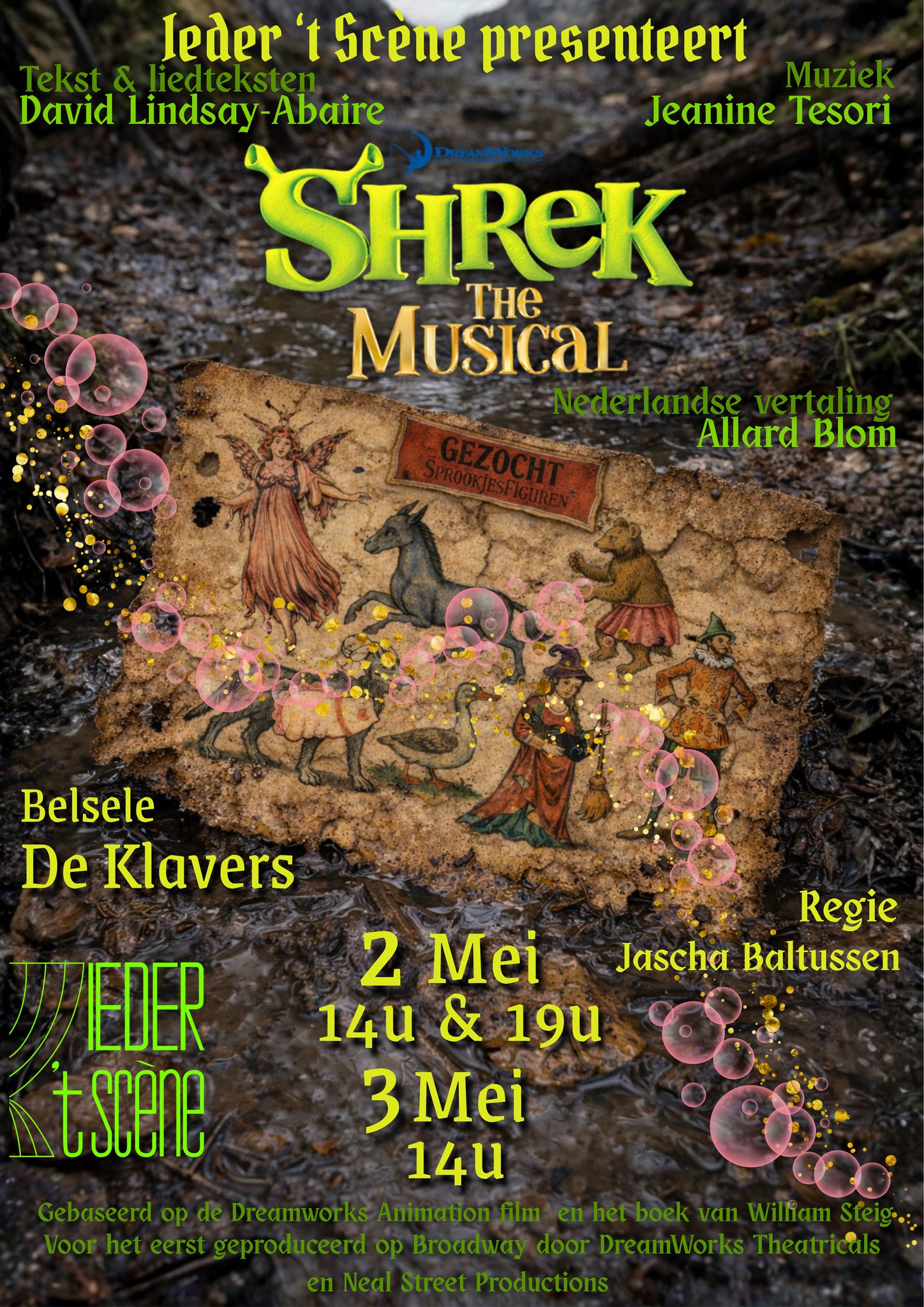 Flyer Shrek kant 1