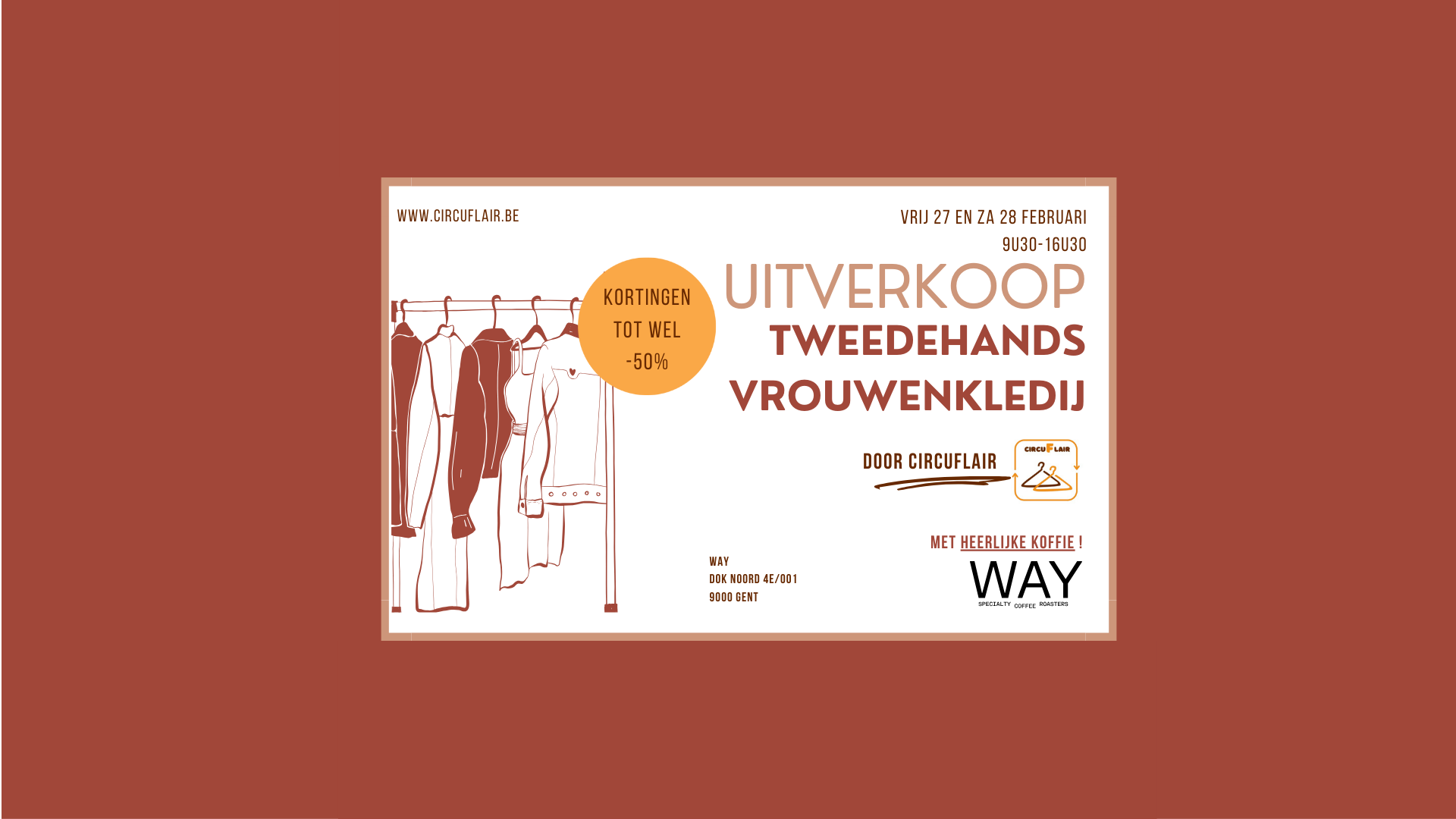 Affiche uitverkoop