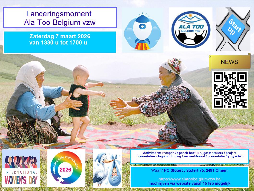 flyer opening Ala Too Belgium vzw