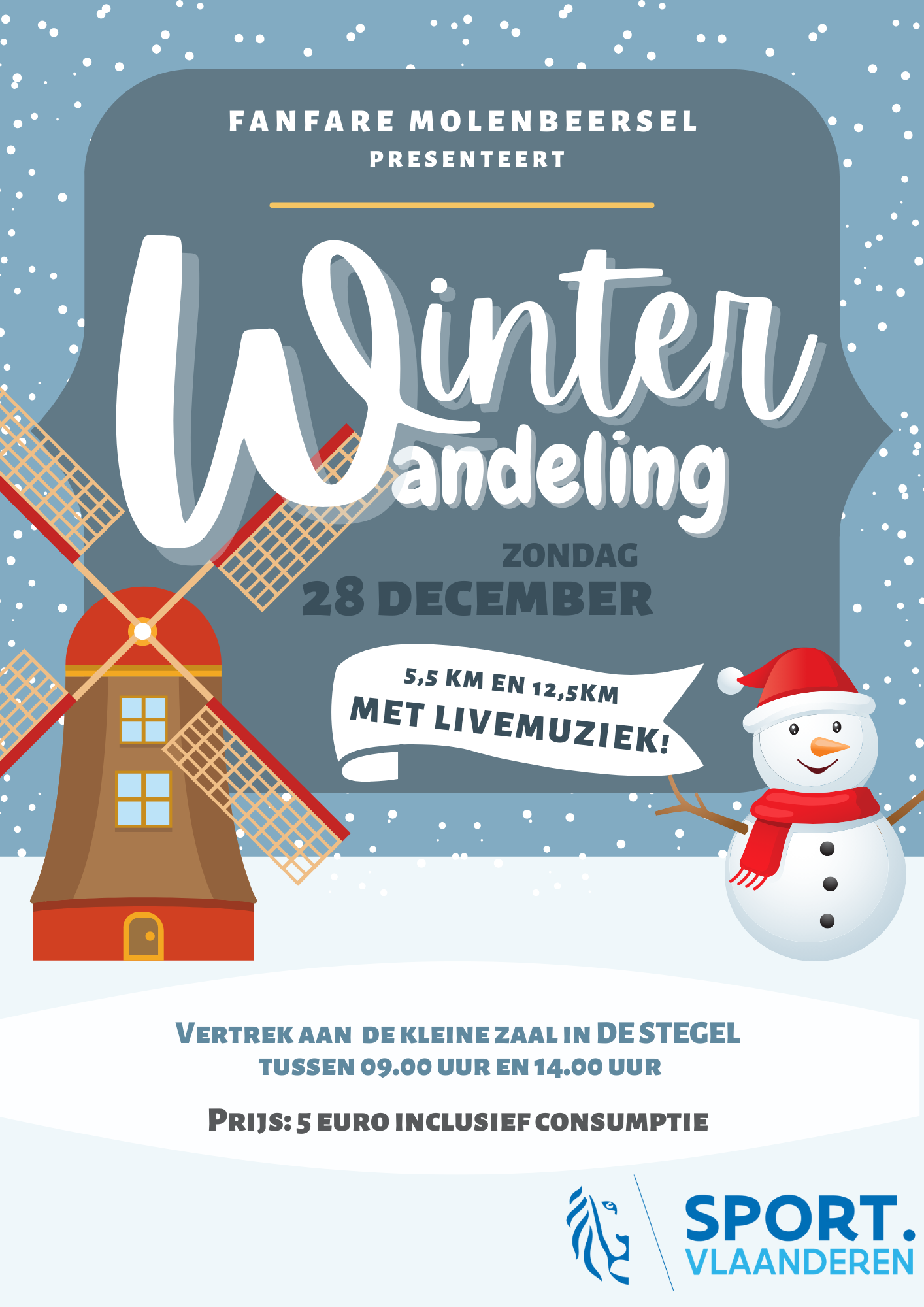 Poster Winterwandeling