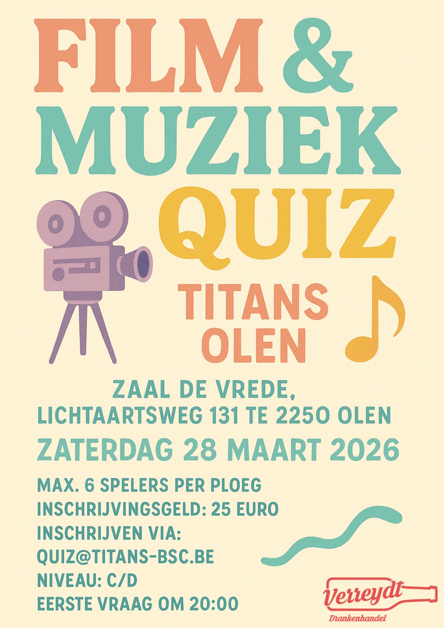 affiche film- en muziekquiz