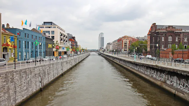 Het kanaal in Brussel