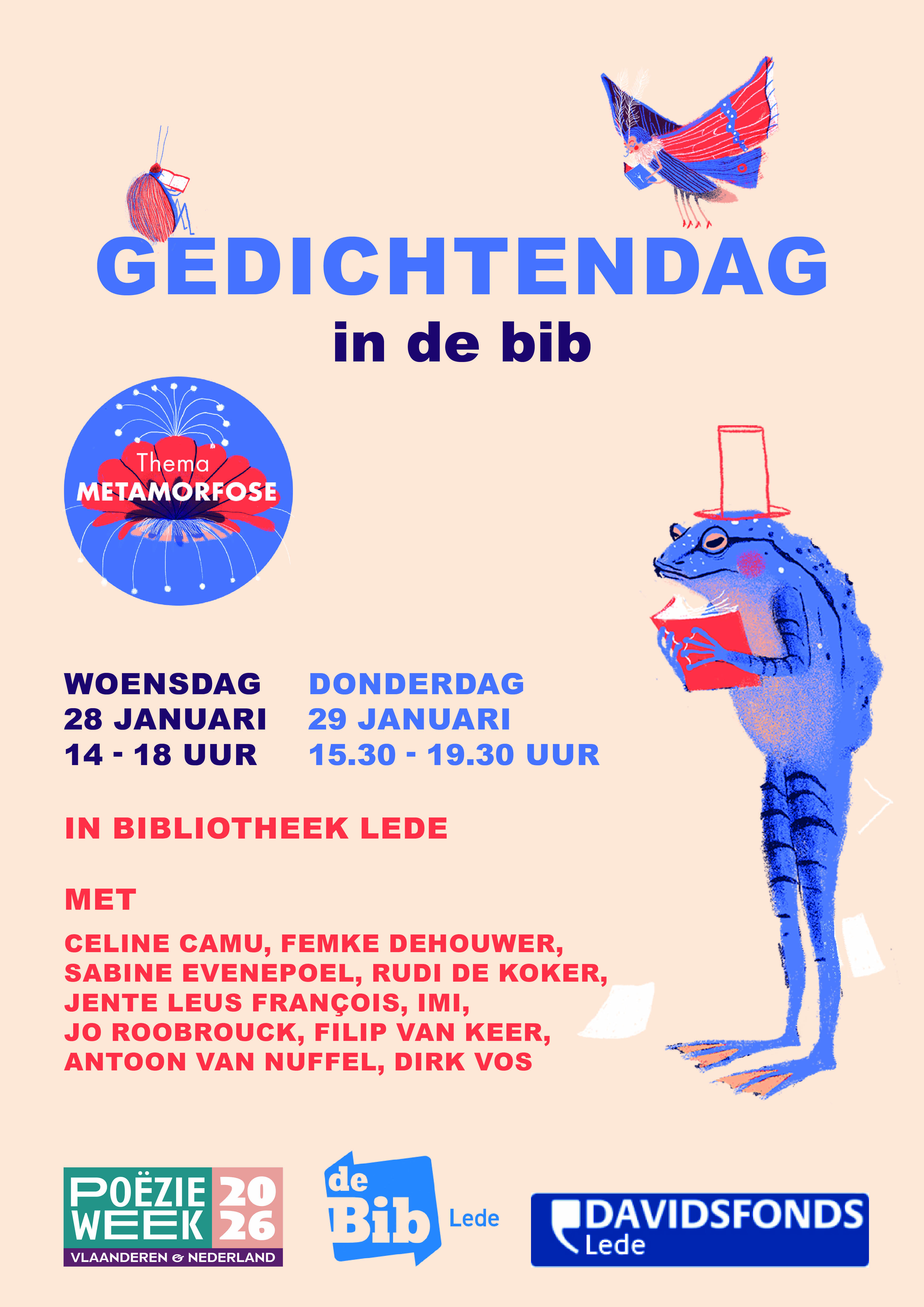 Gedichtendag in de Bib 2026
