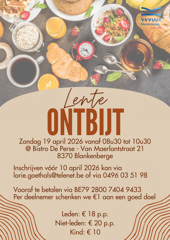 Lente ontbijt flyer