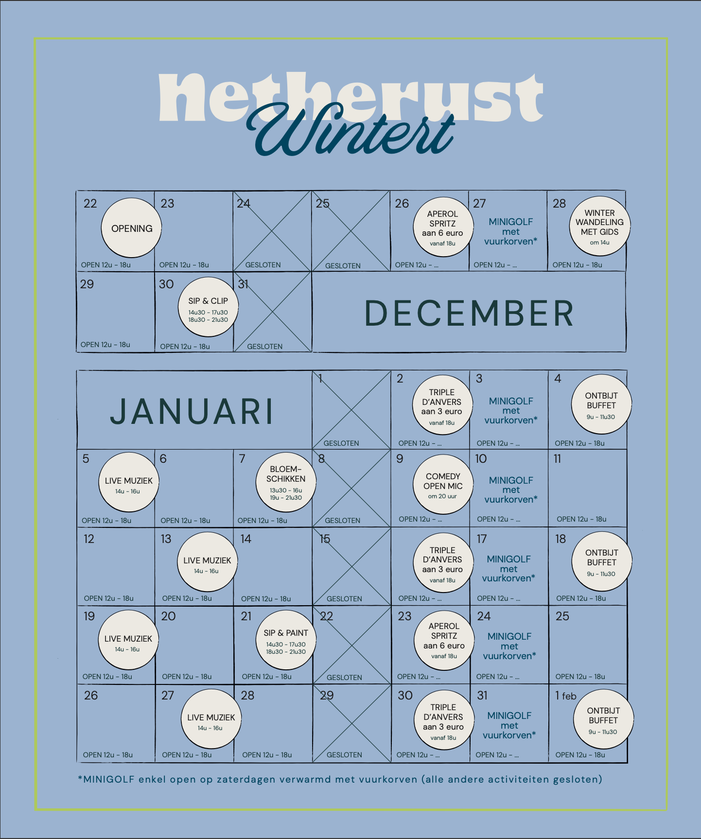 kalender Netherust Wintert