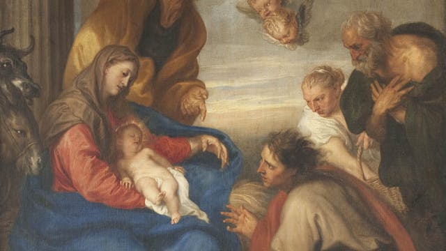 Aanbidding der Herders - Antoon van Dyck