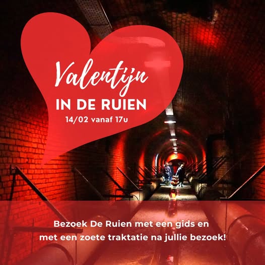 Romantische Ruien in Valentijns rood