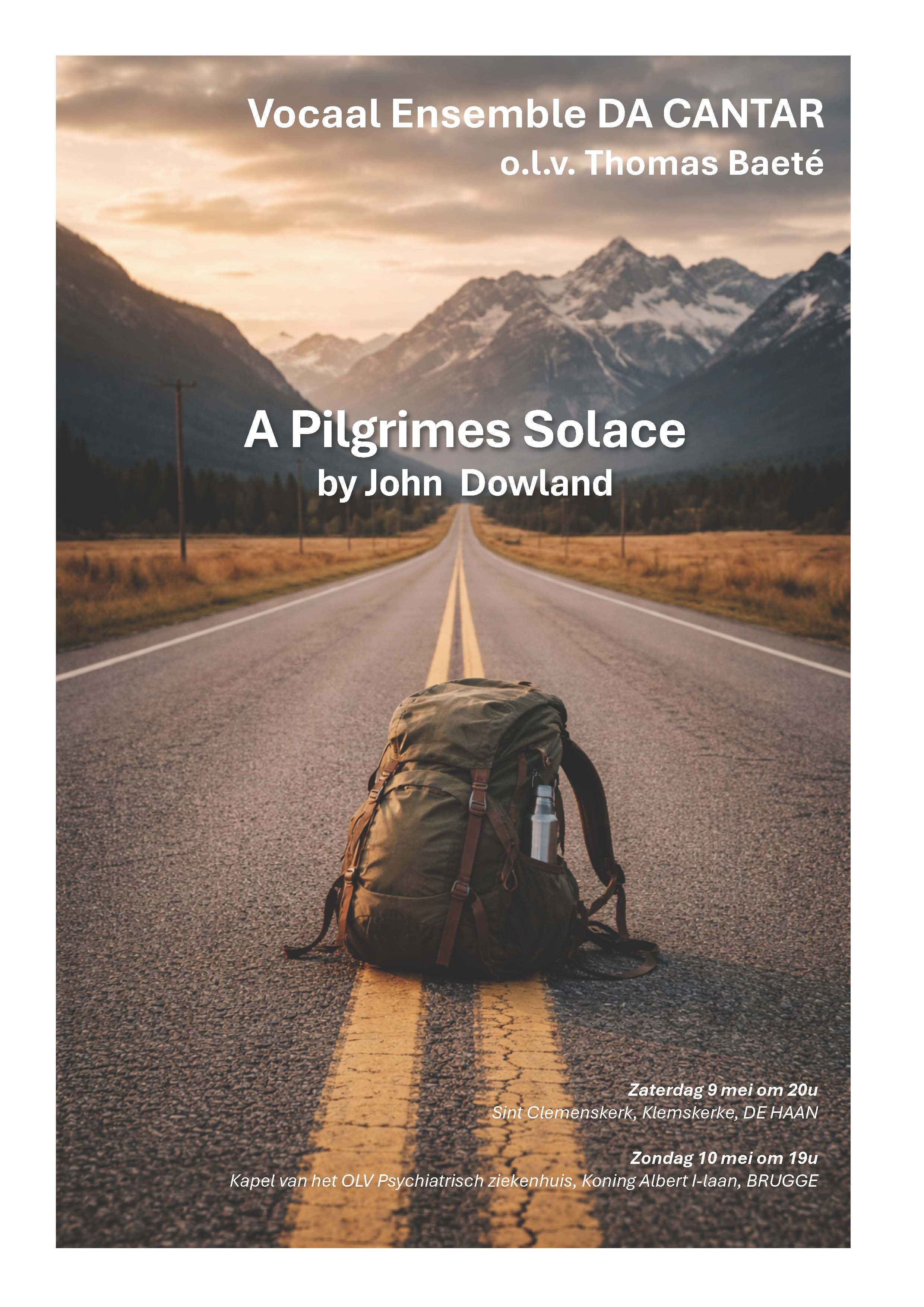 Da Cantar stelt voor 'A Pilgrimes Solace van John Downland'