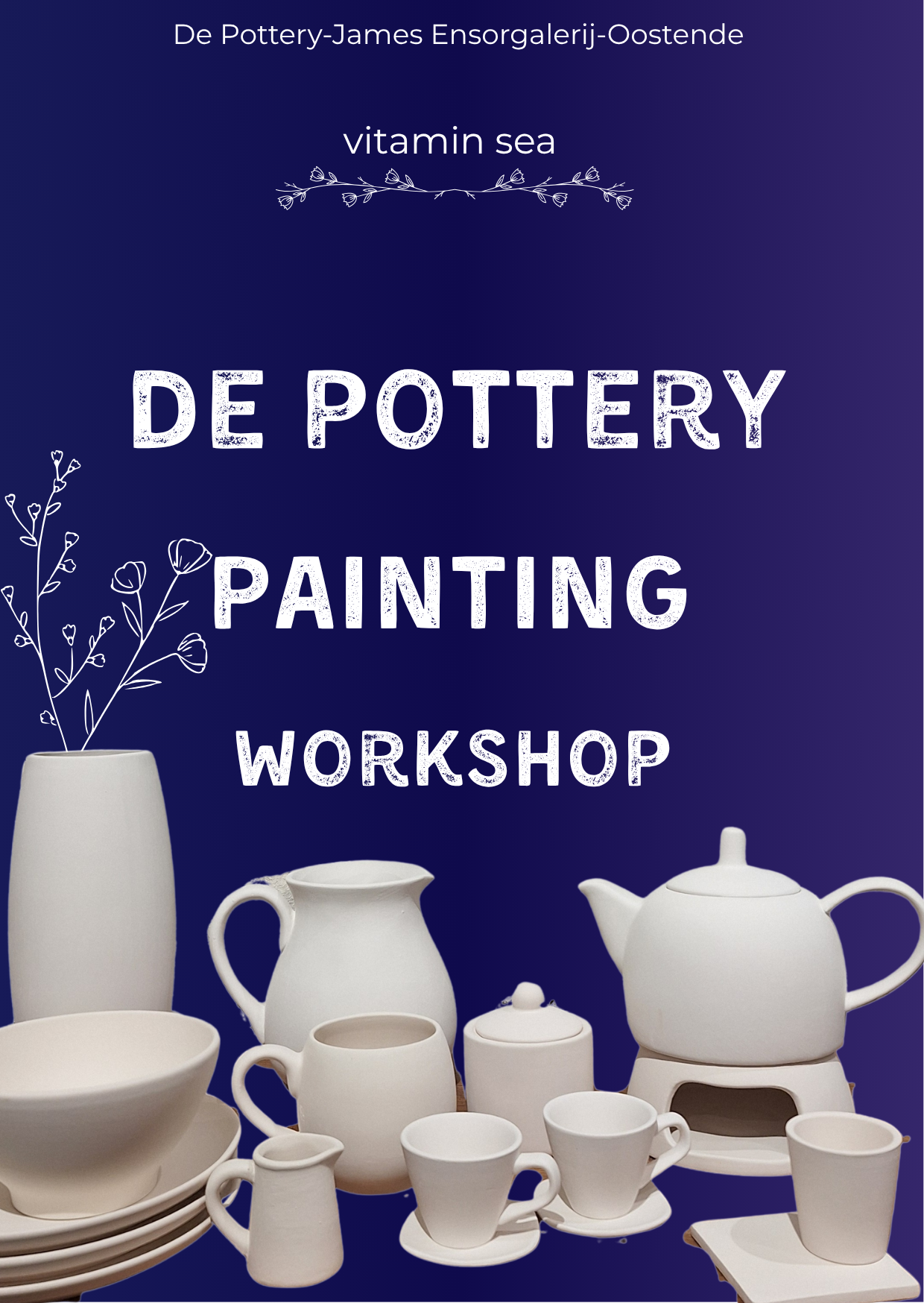 De pottery painting workshop oostende brugge