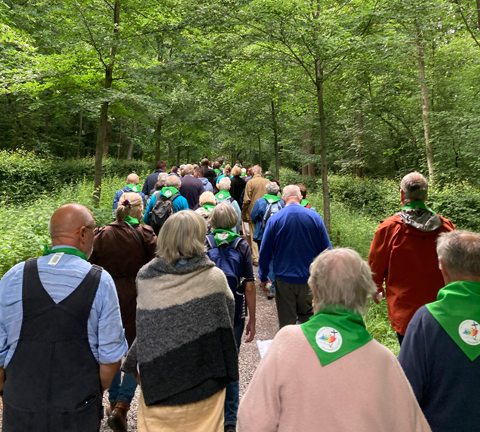 Samen onderweg, tocht van vrede