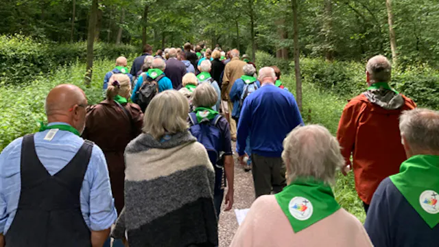 Samen onderweg, tocht van vrede