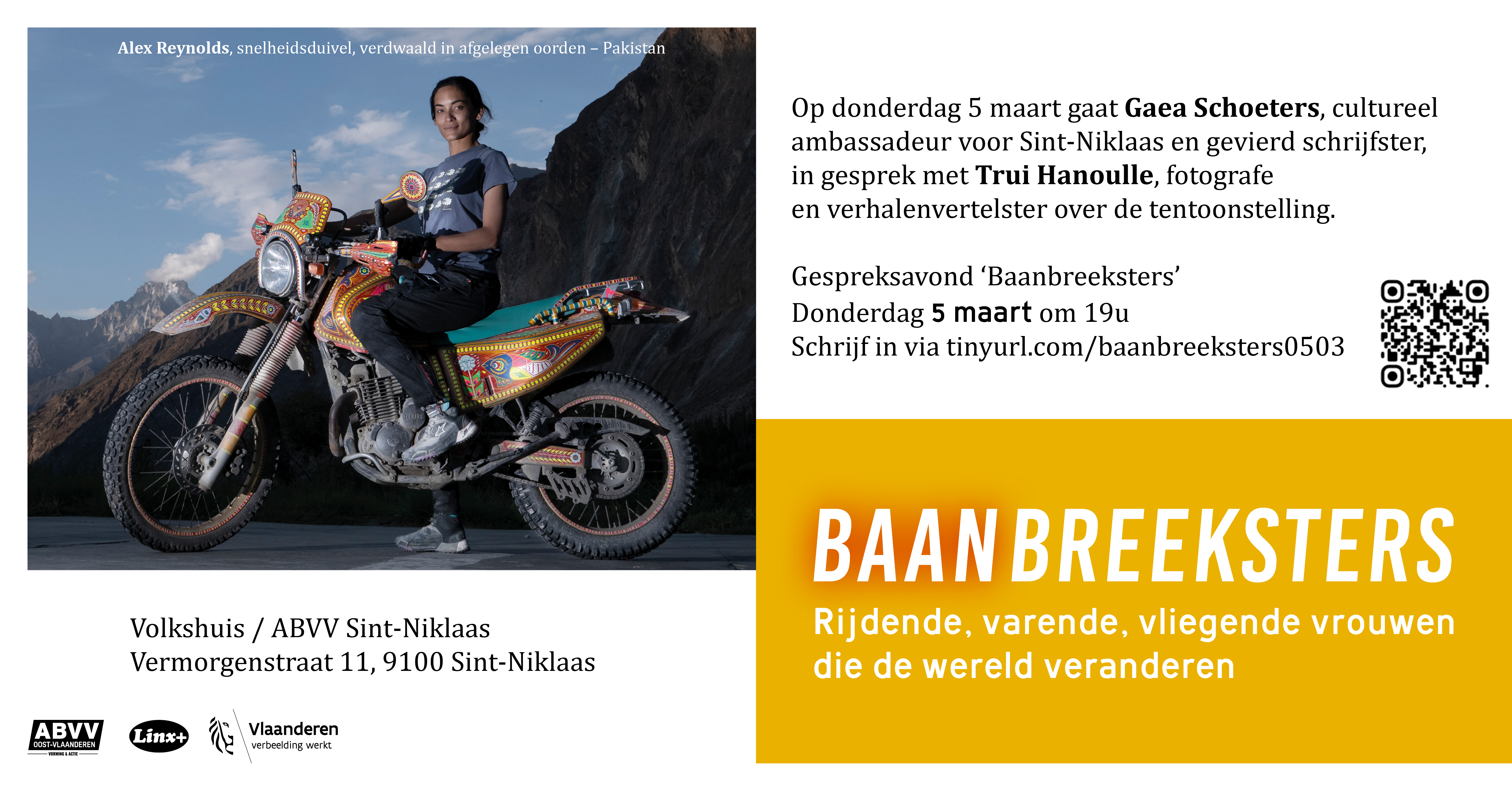 Baanbreeksters gespreksavond