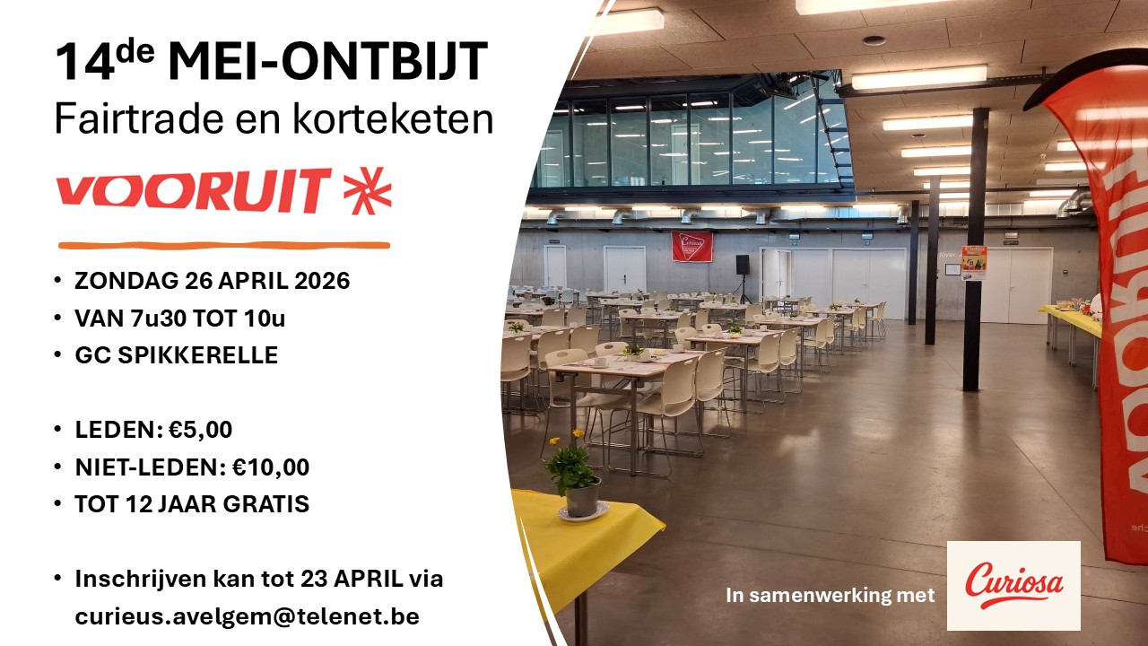 Flyer 14de mei-ontbijt