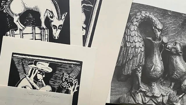 Aarschotse misericordia’s in grafiek, foto’s, boekillustraties en tekeningen