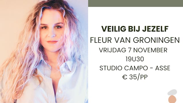 Boeklezing met Fleur van Groningen