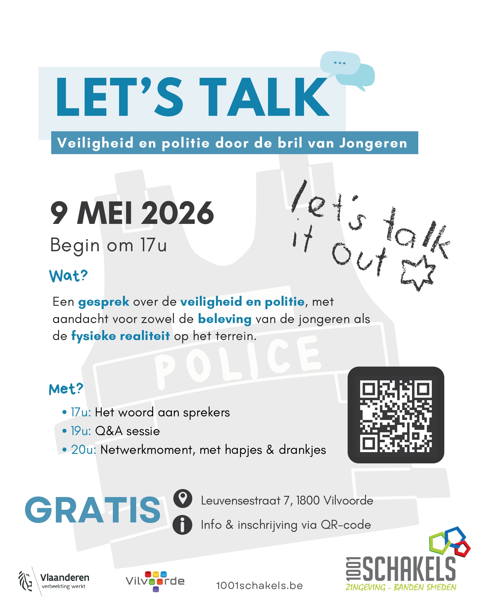 Let's talk: veiligheid en politie door de bril van jongeren