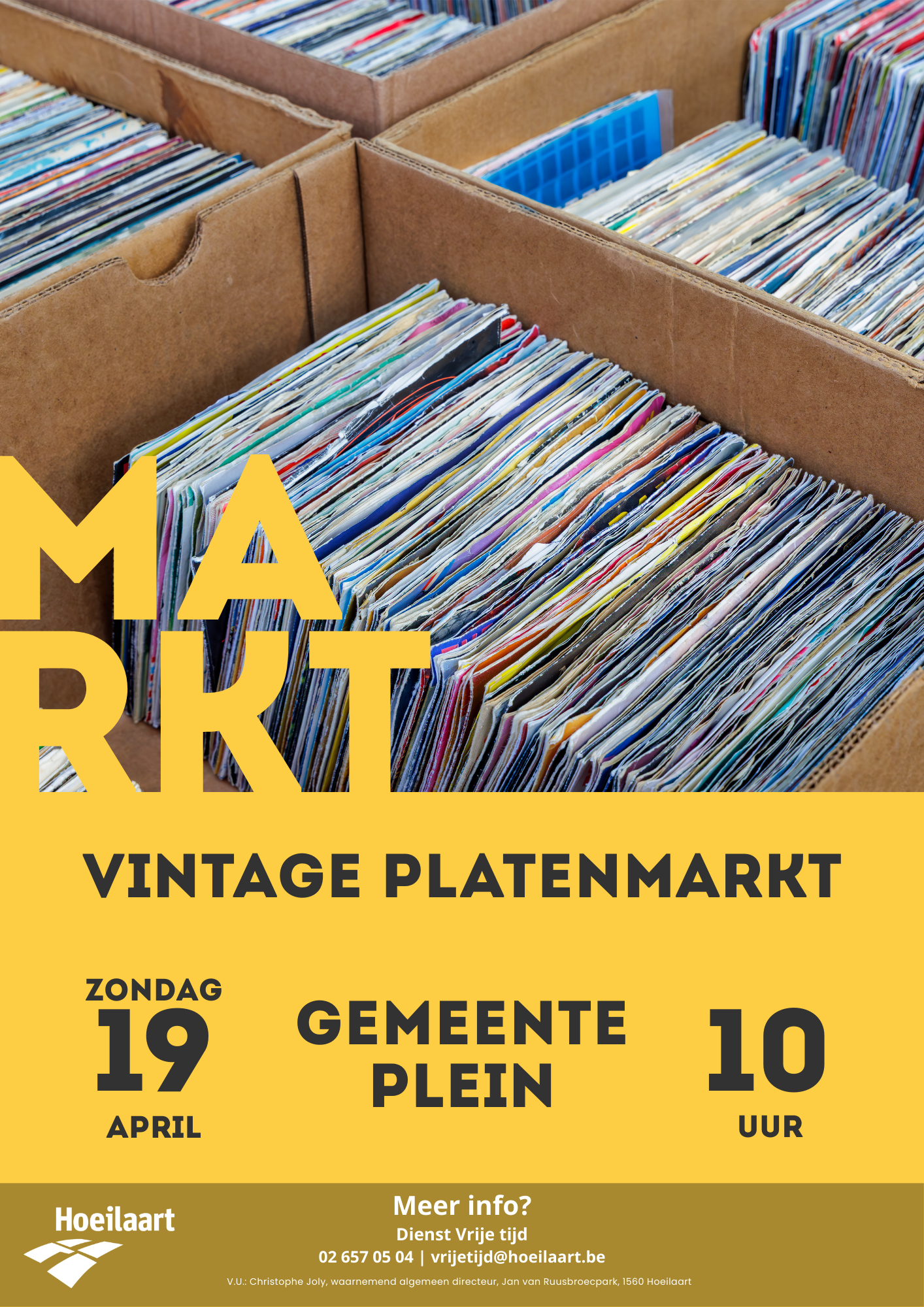 Vintage platenmarkt