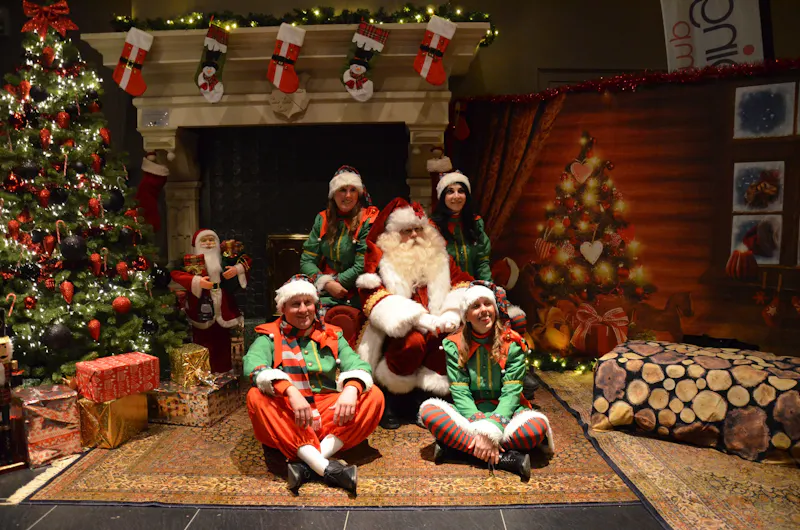 Kersthappening -Huis van de kerstman