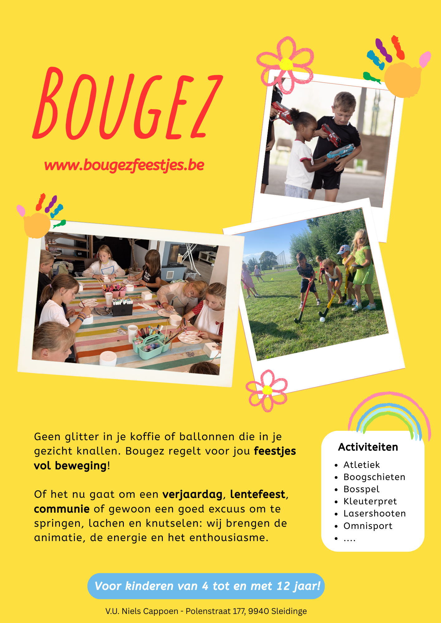 Verjaardagsfeestjes met Bougez