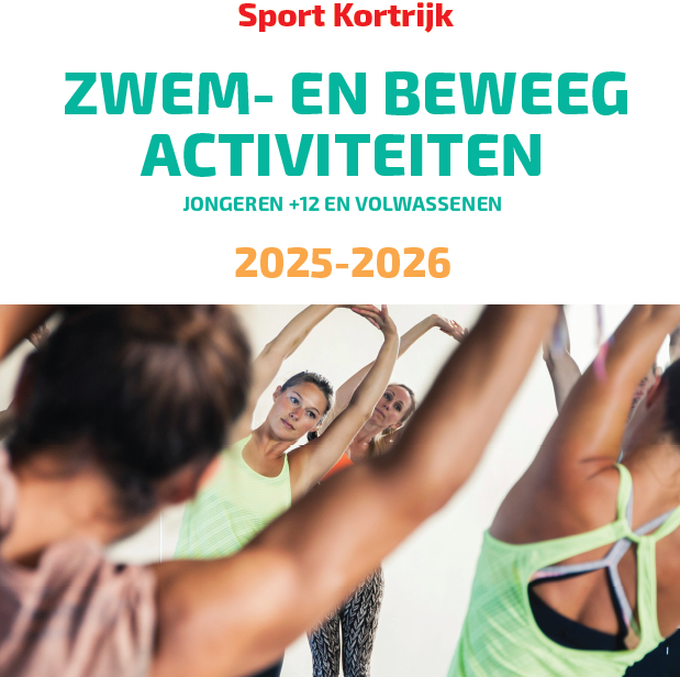 ZWEM- EN BEWEEGACTIVITEITEN JONGEREN +12 EN VOLWASSENEN 2025-2026