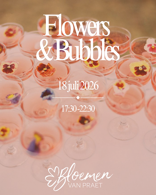 Flowers and bubbles