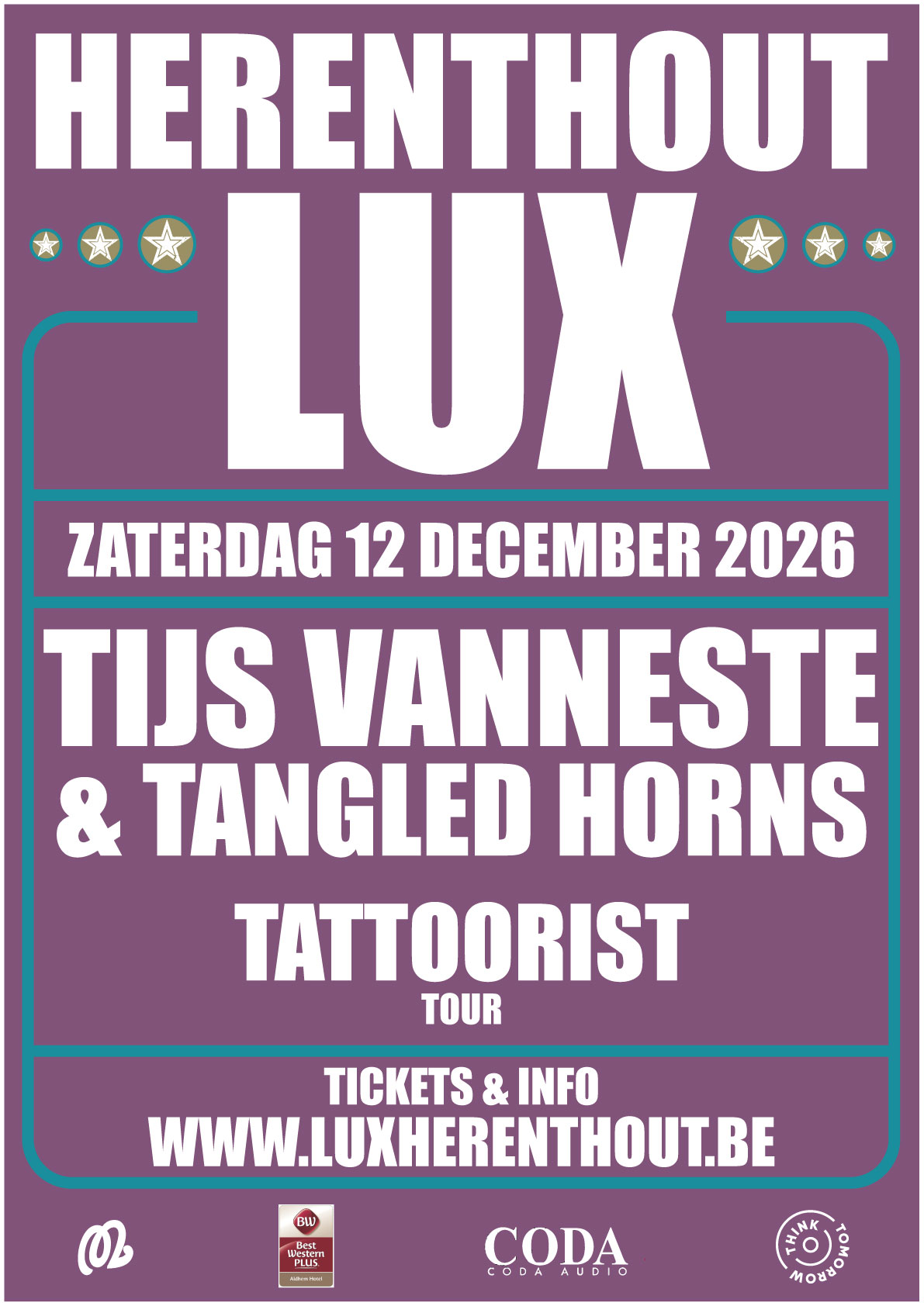 Affiche Tijs Vanneste