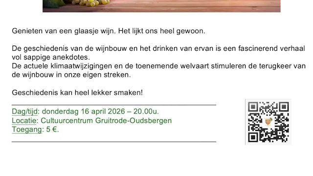 Wijnbouw in verleden en heden