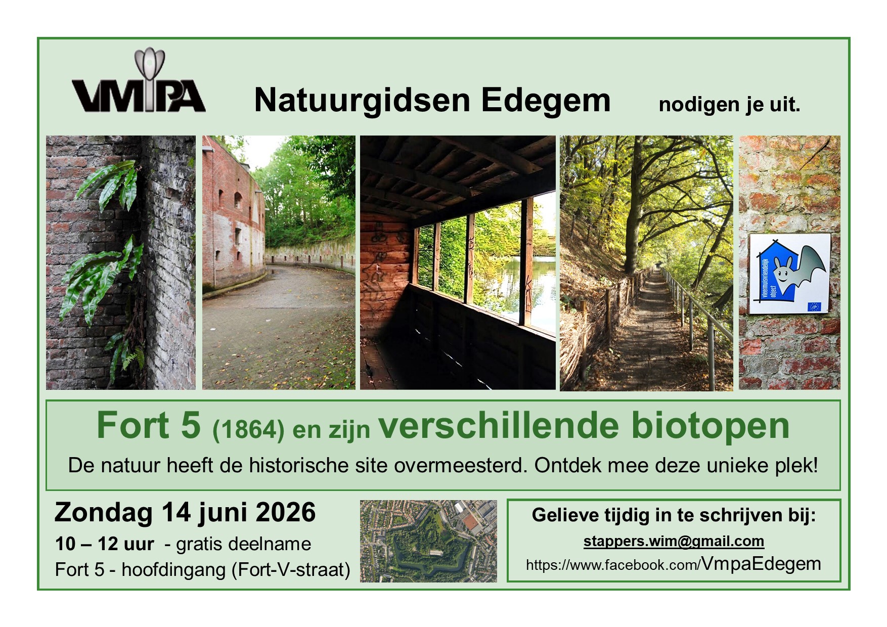 Uitnodigung FORT 5 en zijn BIOTOPEN - 14 jini 2026