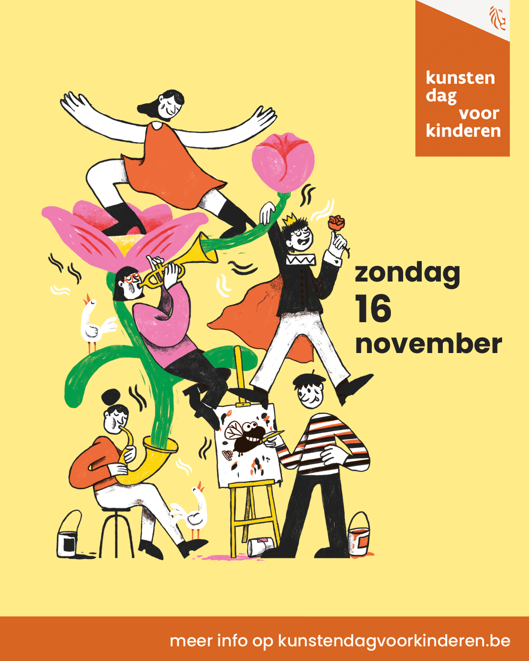 affiche Kunstendag voor Kinderen 2025