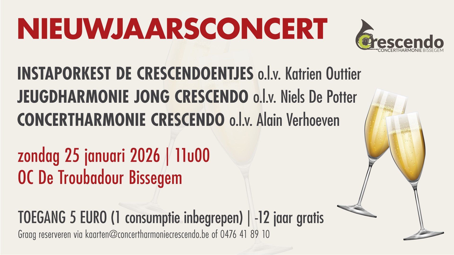 Nieuwjaarsconcert Crescendo 2026