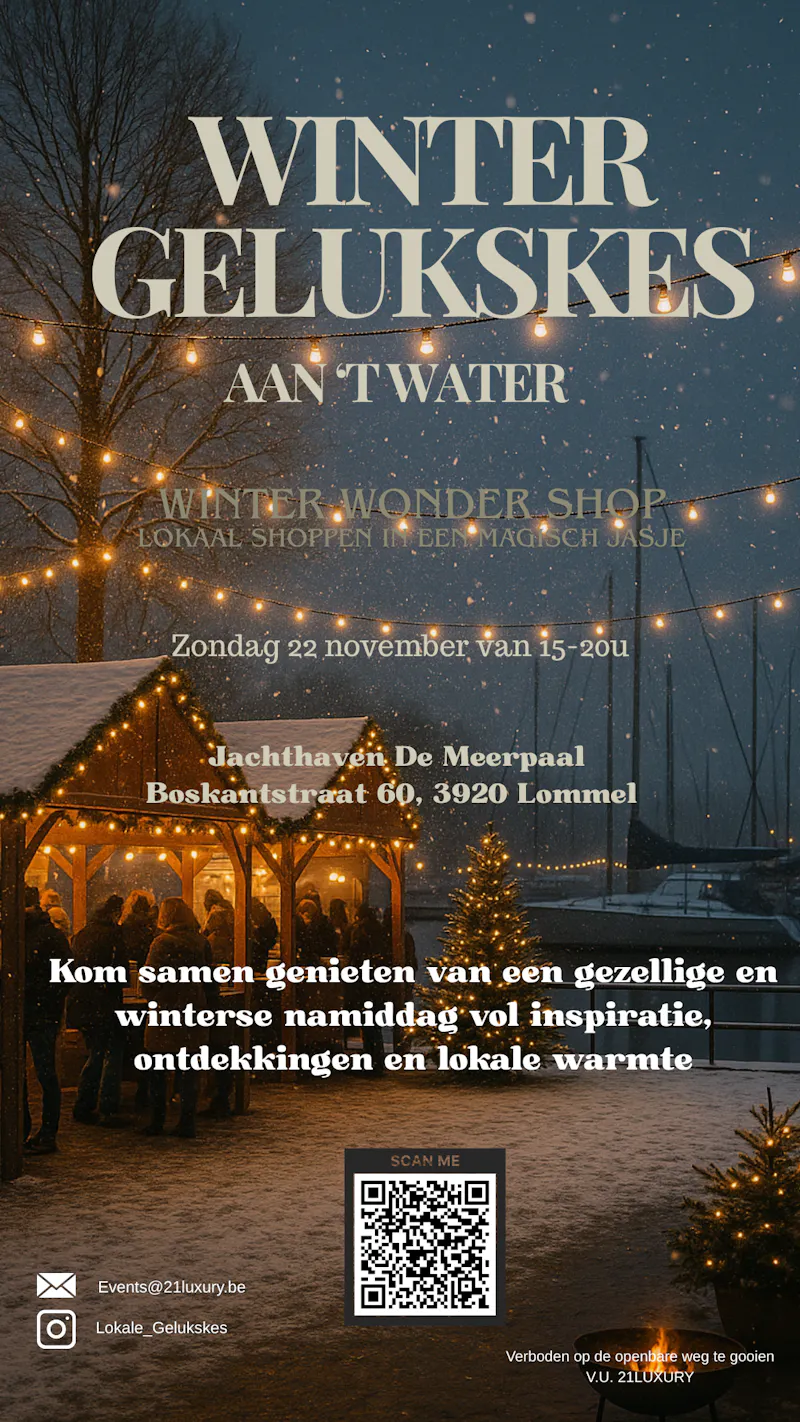 Winter Gelukskes aan ‘t water