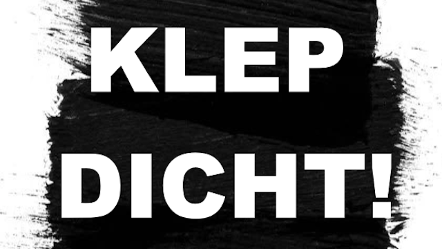 Affiche Klep Dicht!