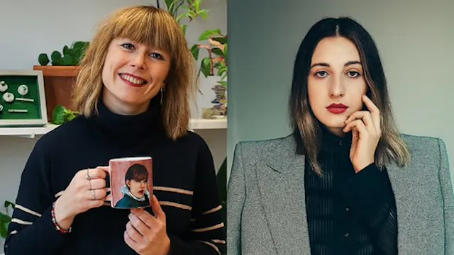 Elly Mc Causland en Uschi Cop lezen voor