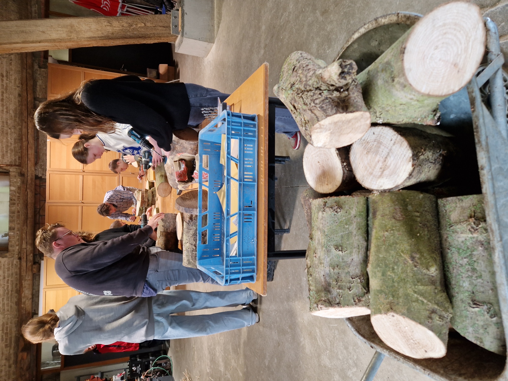 creatief aan de slag met hout