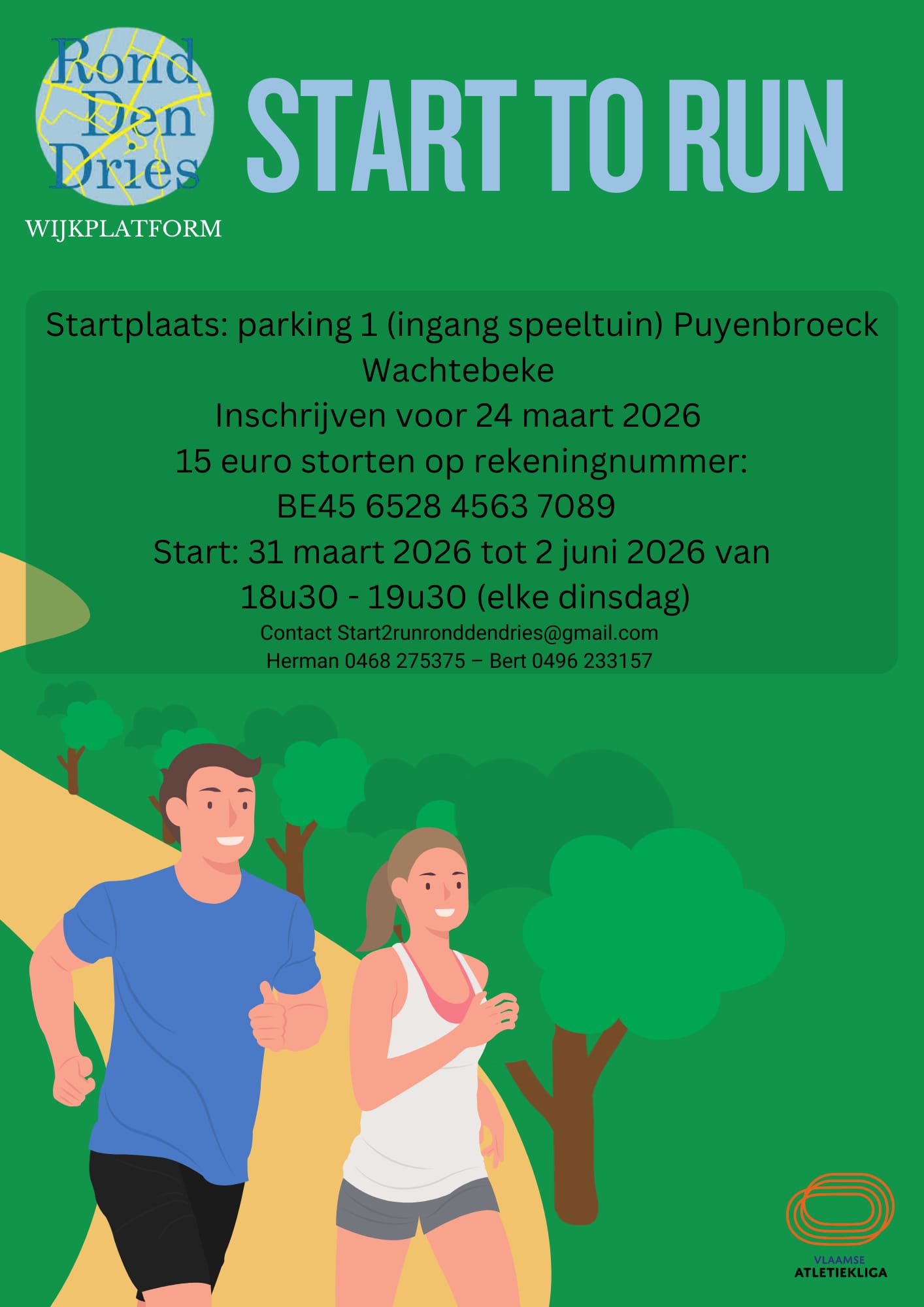 Affiche Start To Run 2026