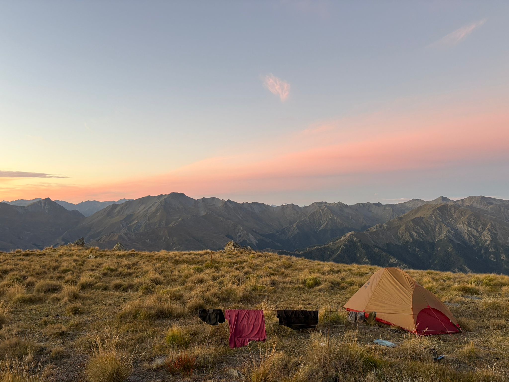 Tent met uitzicht Te Araroa