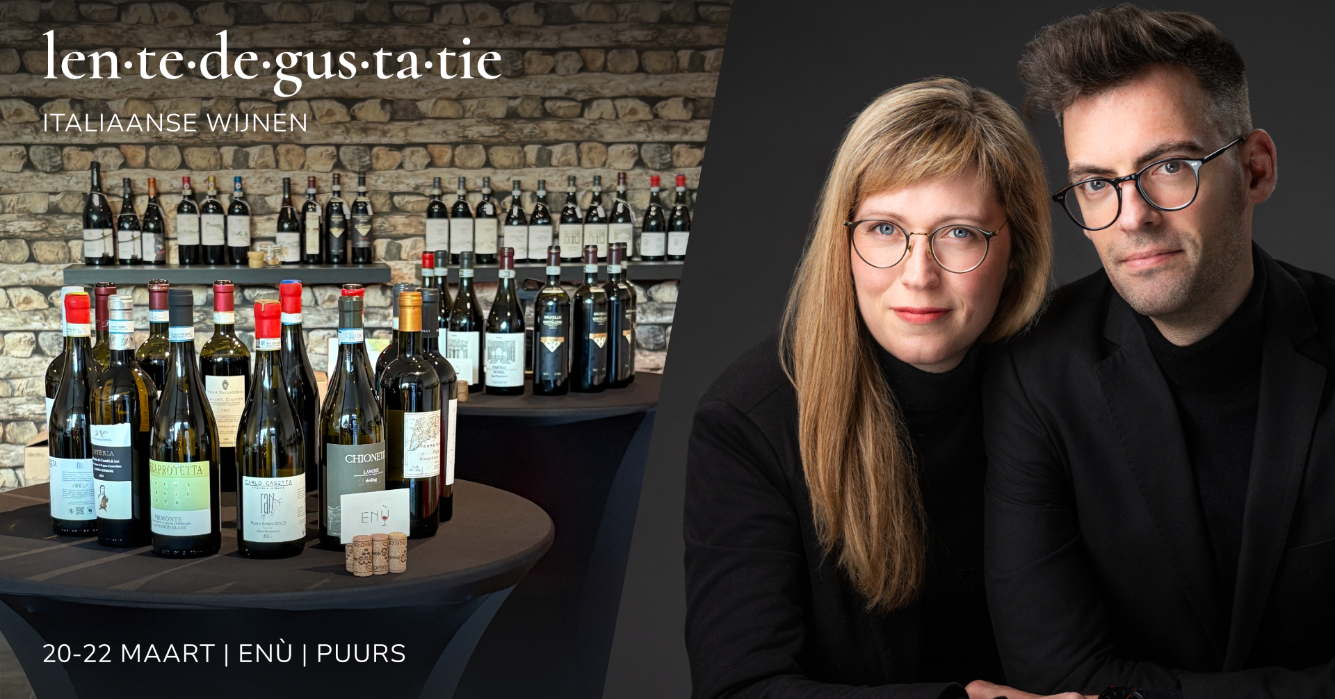 Lentedegustatie Italiaanse wijnen - ENÙ - Puurs - 20-21-22 maart 2026
