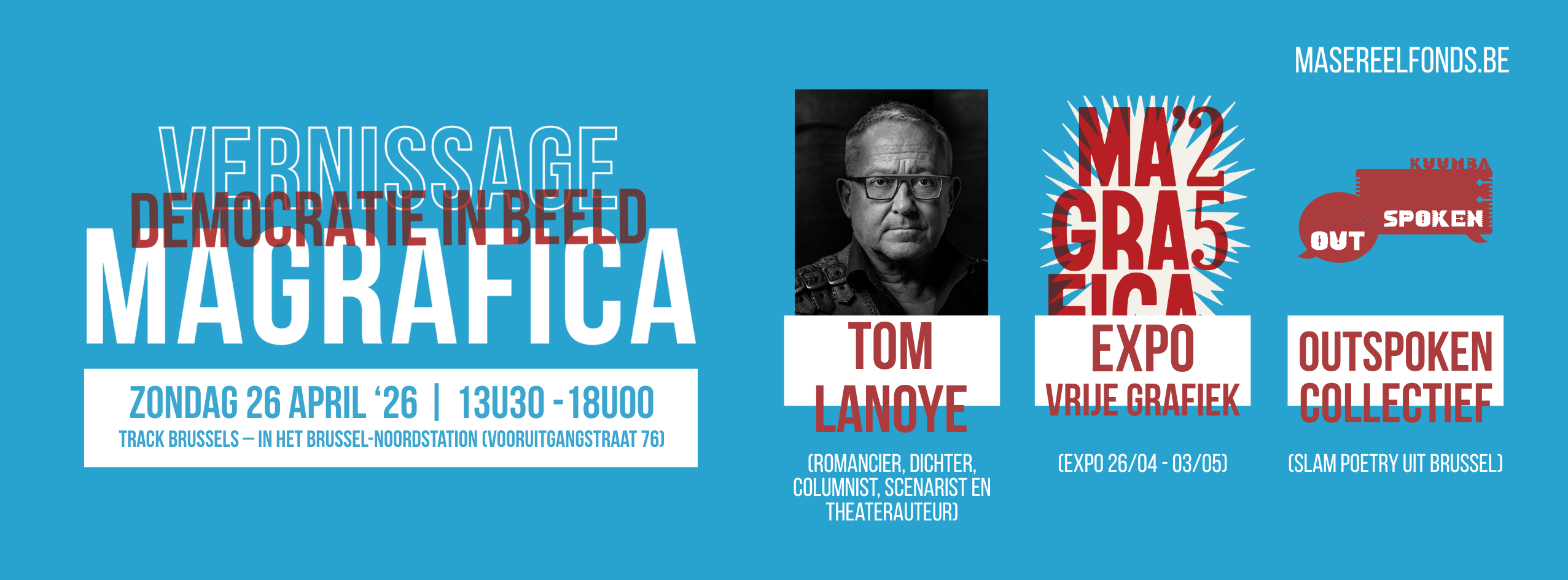 Banner Vernissage Magrafica Brussel