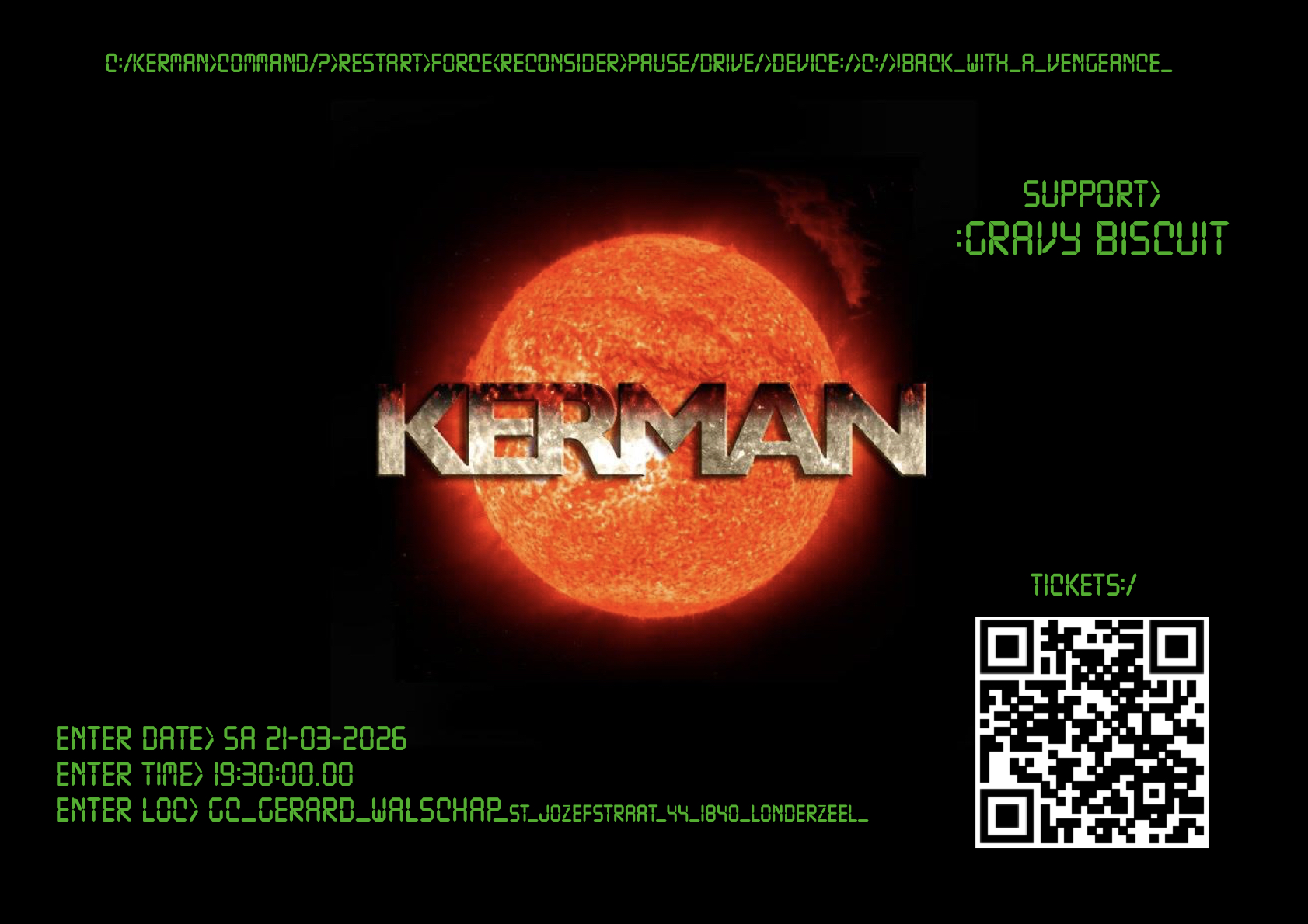 Kerman (support: Gravy Biscuit)