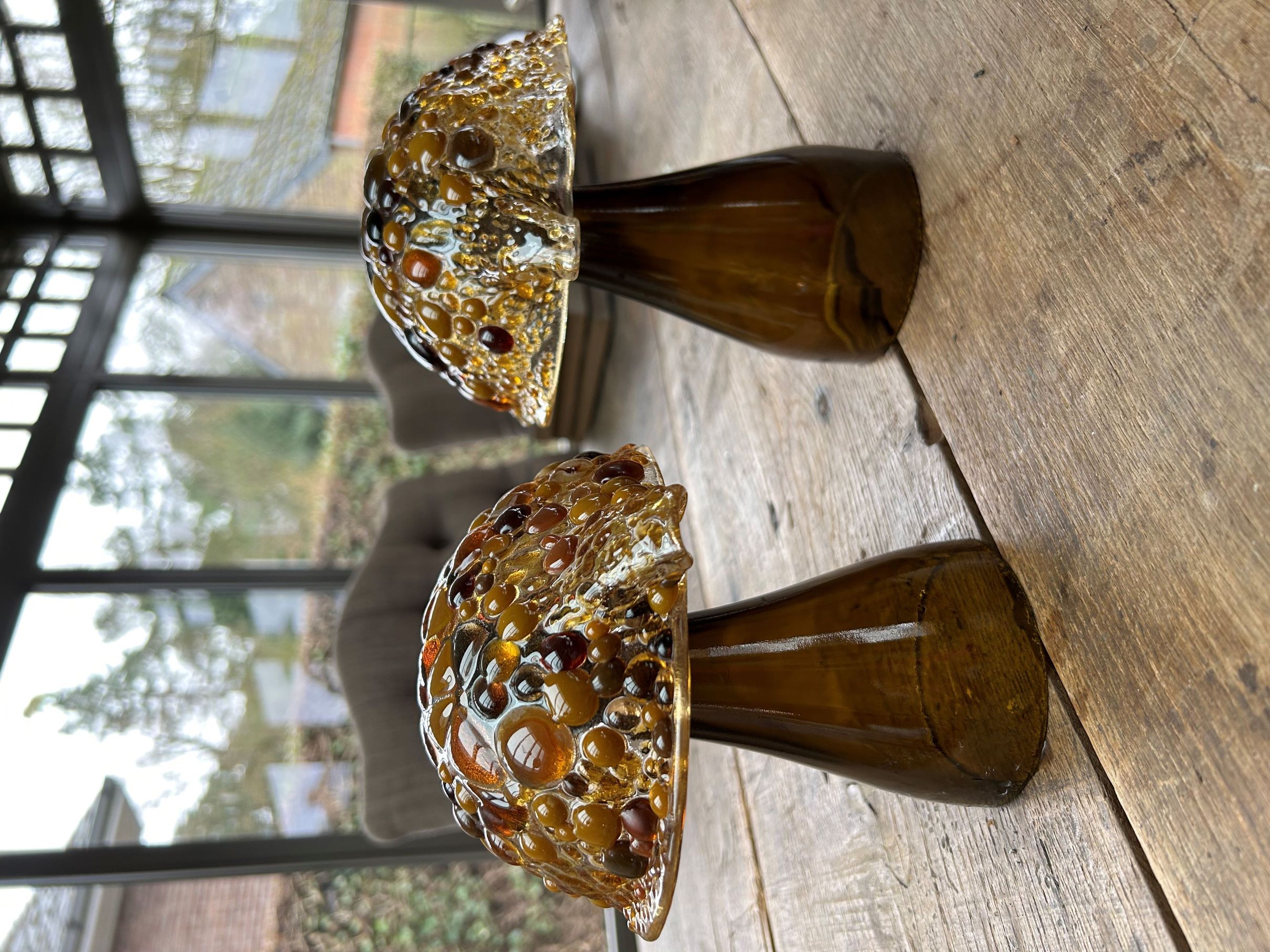 Glaskunst Workshop Paddenstoel 2 Bruine Hoedjes
