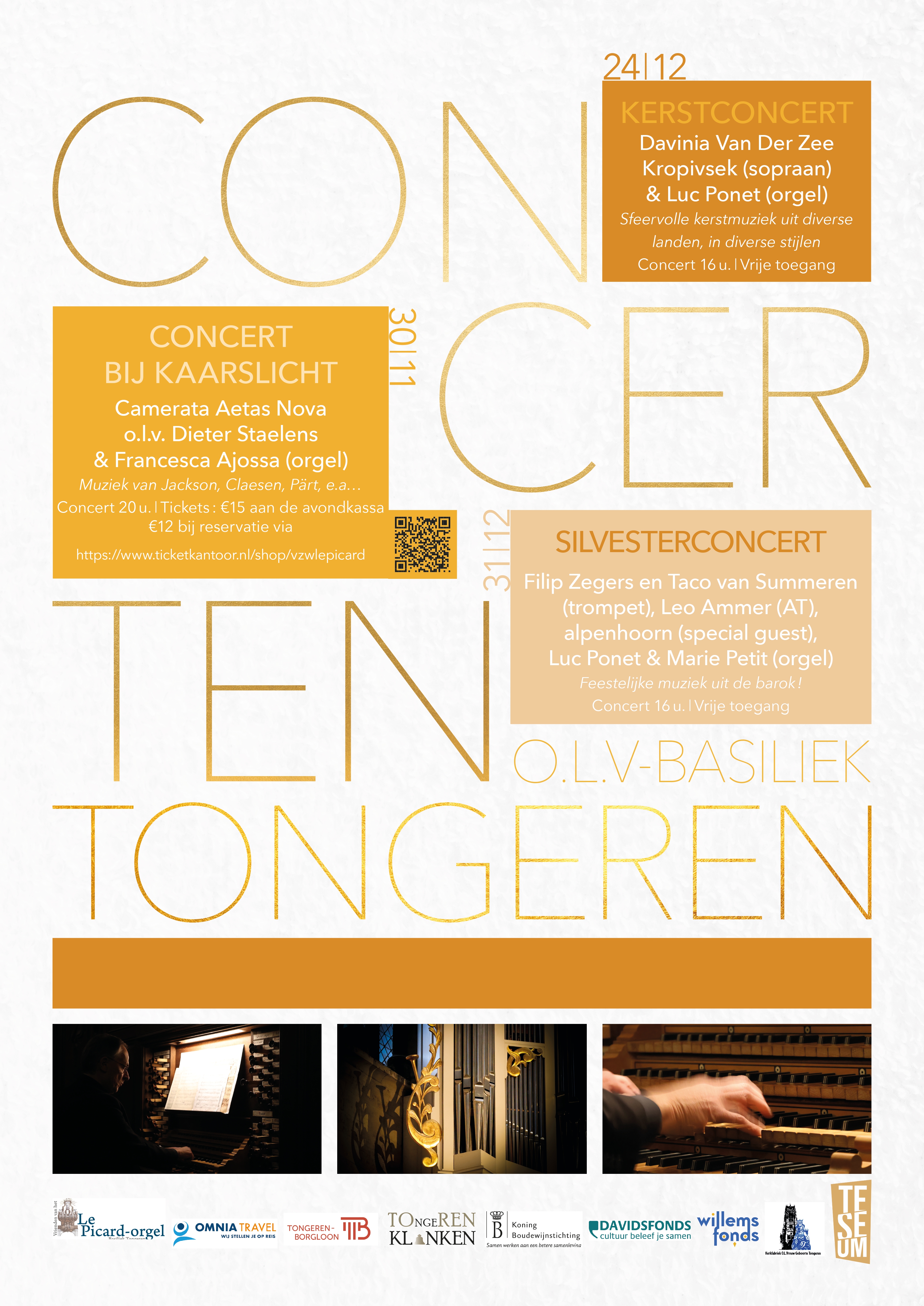 Affiche van het concert